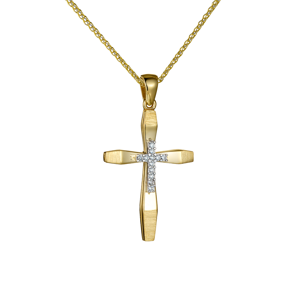 Σταυρός Γυναικείος Διπλής Όψεως