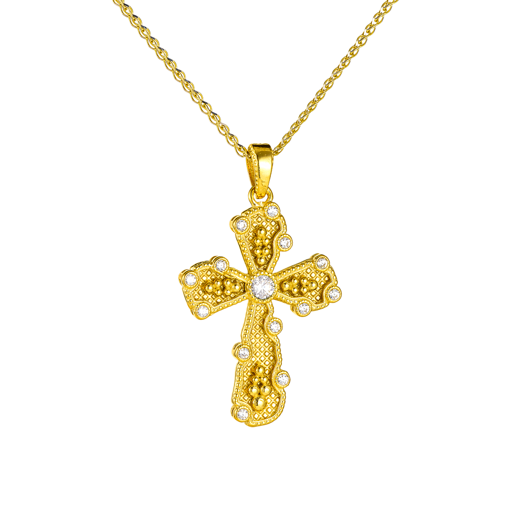 Σταυρός Βυζαντινός 14 Καρατίων