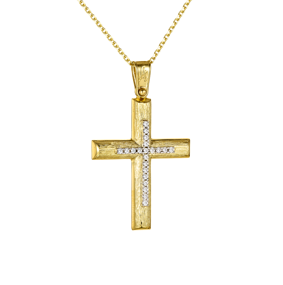 Χρυσός Γυναικείος Σταυρός 