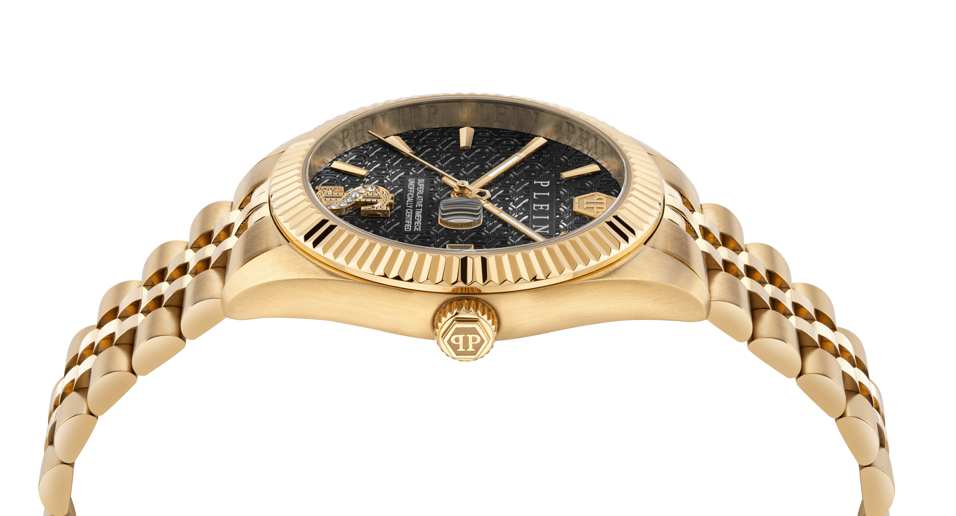 PHILIPP PLEIN DATE SUPERLATIVE GENT GOLD
