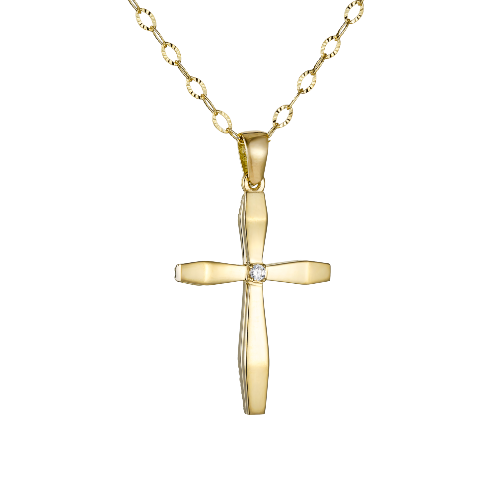 Σταυρός Γυναικείος Διπλής Όψεως