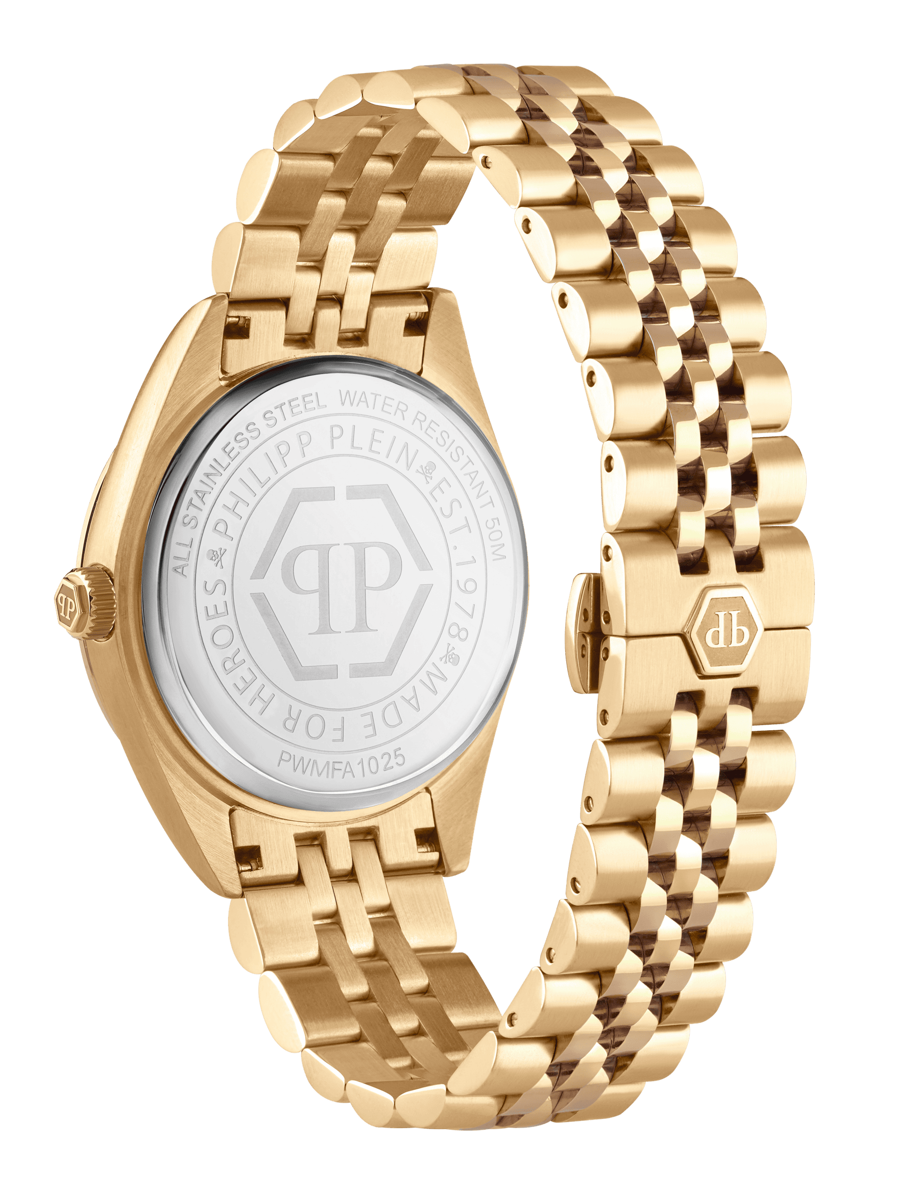 PHILIPP PLEIN DATE SUPERLATIVE GENT GOLD