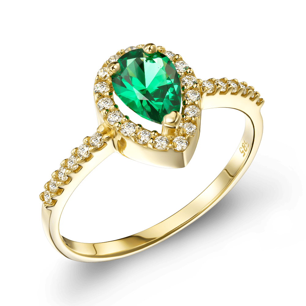 Δαχτυλίδι Ροζέτα Pear Cut