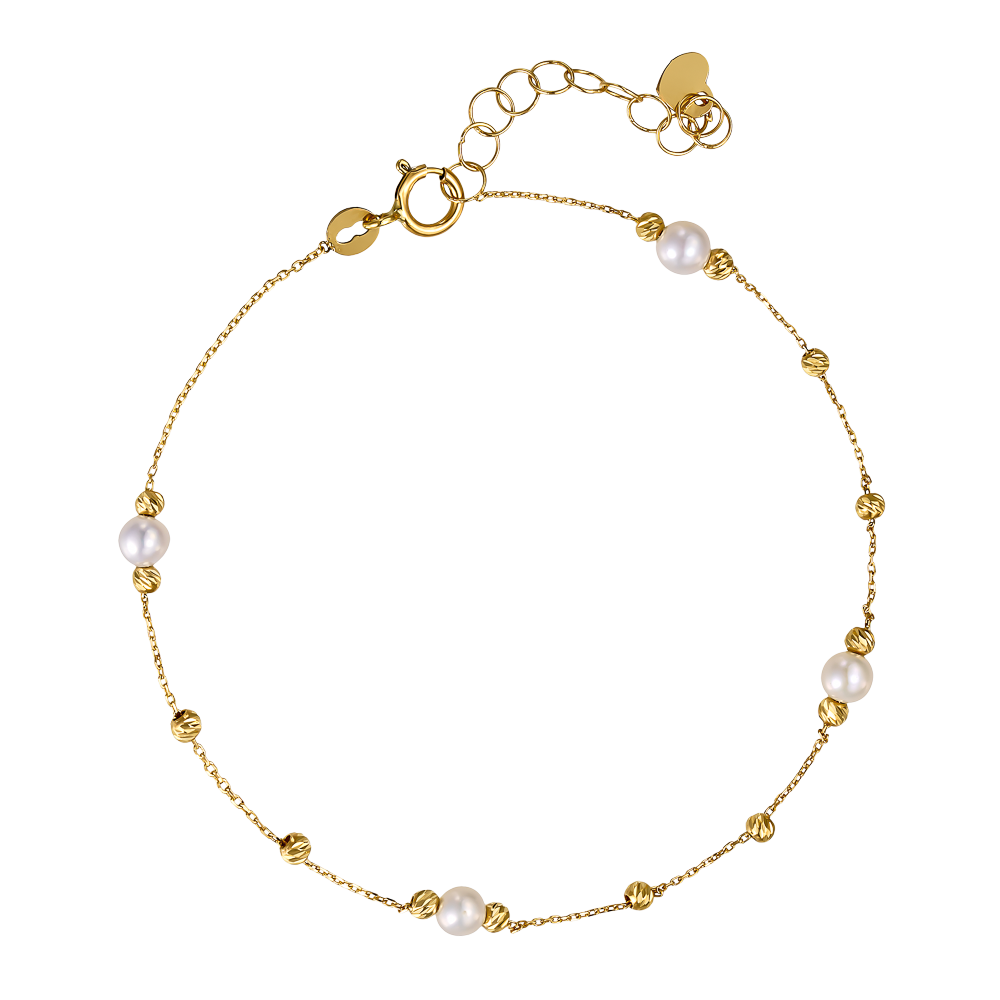 Βραχιόλι Αλυσιδωτό με Μαργαριτάρια