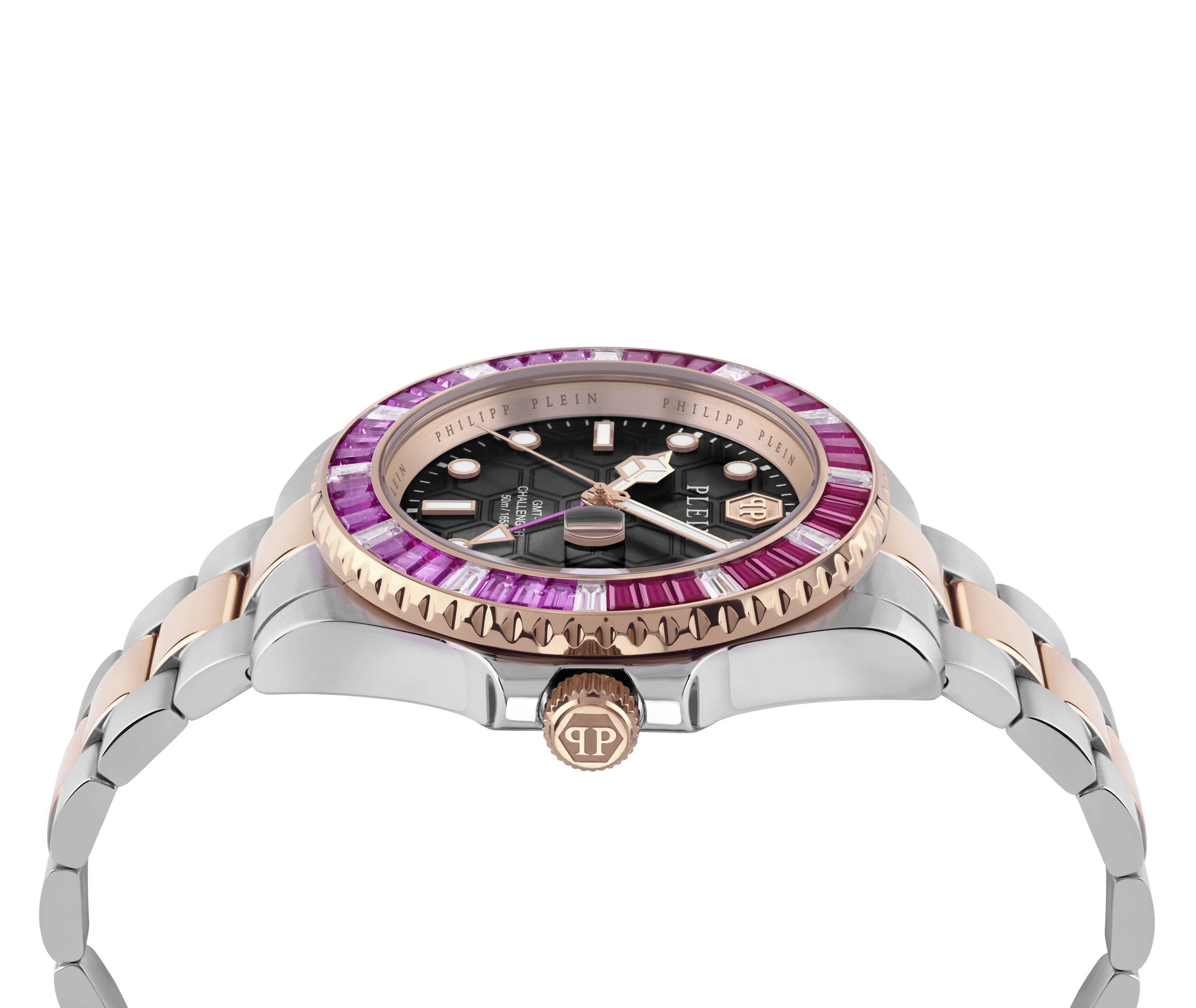 PHILIPP PLEIN GMT-1 CHALLENGER BAGUETTES TWO TONE