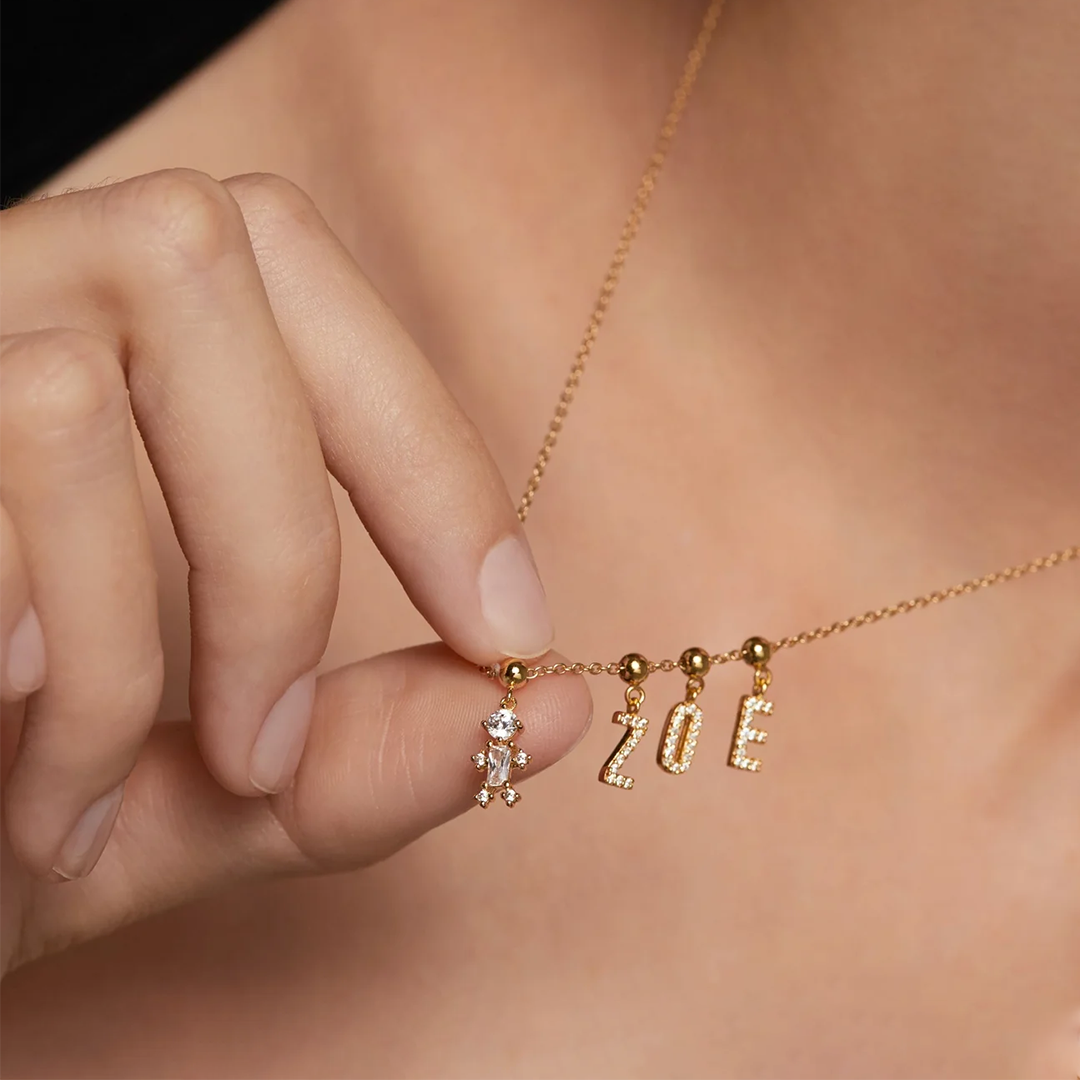 Letter E Charm