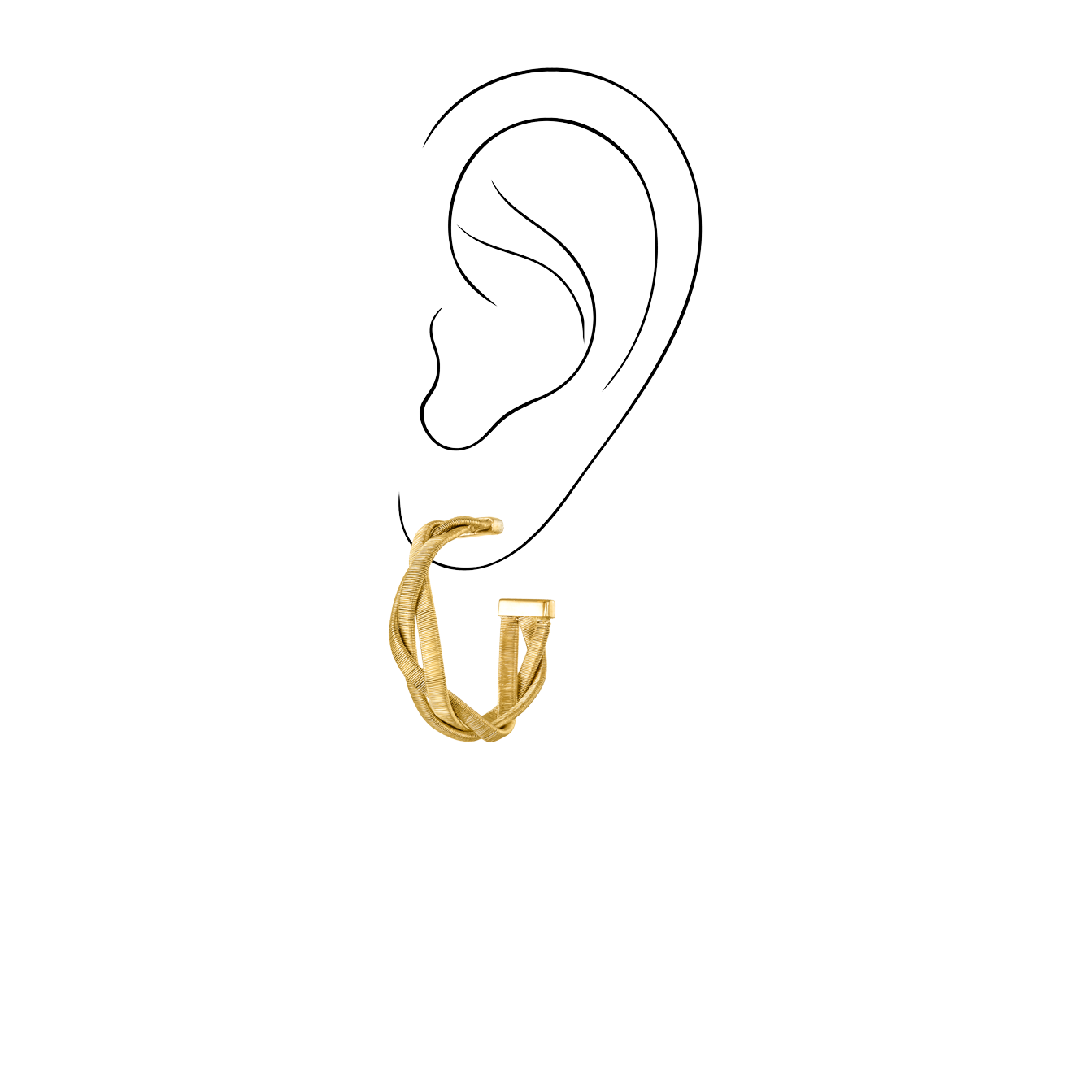 Χρυσοί Κρίκοι 14 Καρατίων