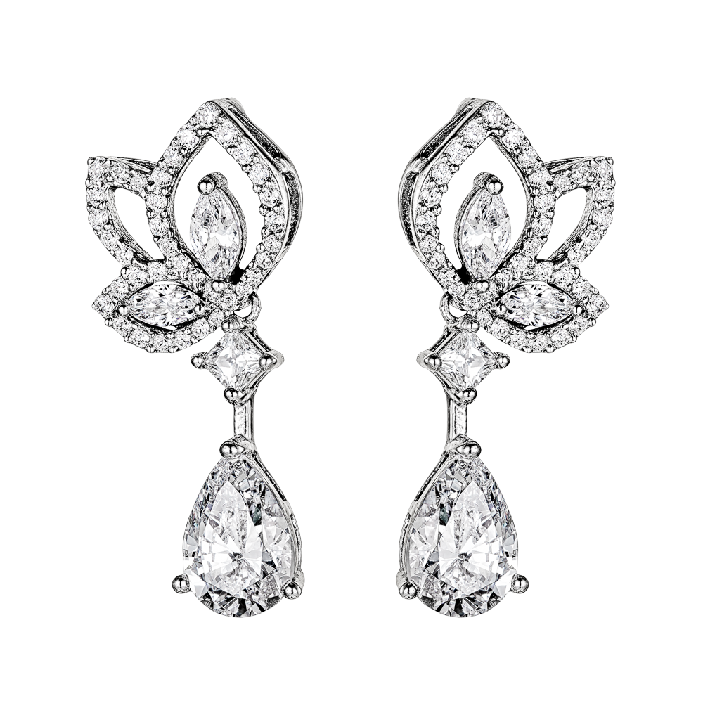 Κρεμαστά Σκουλαρίκια Γάμου