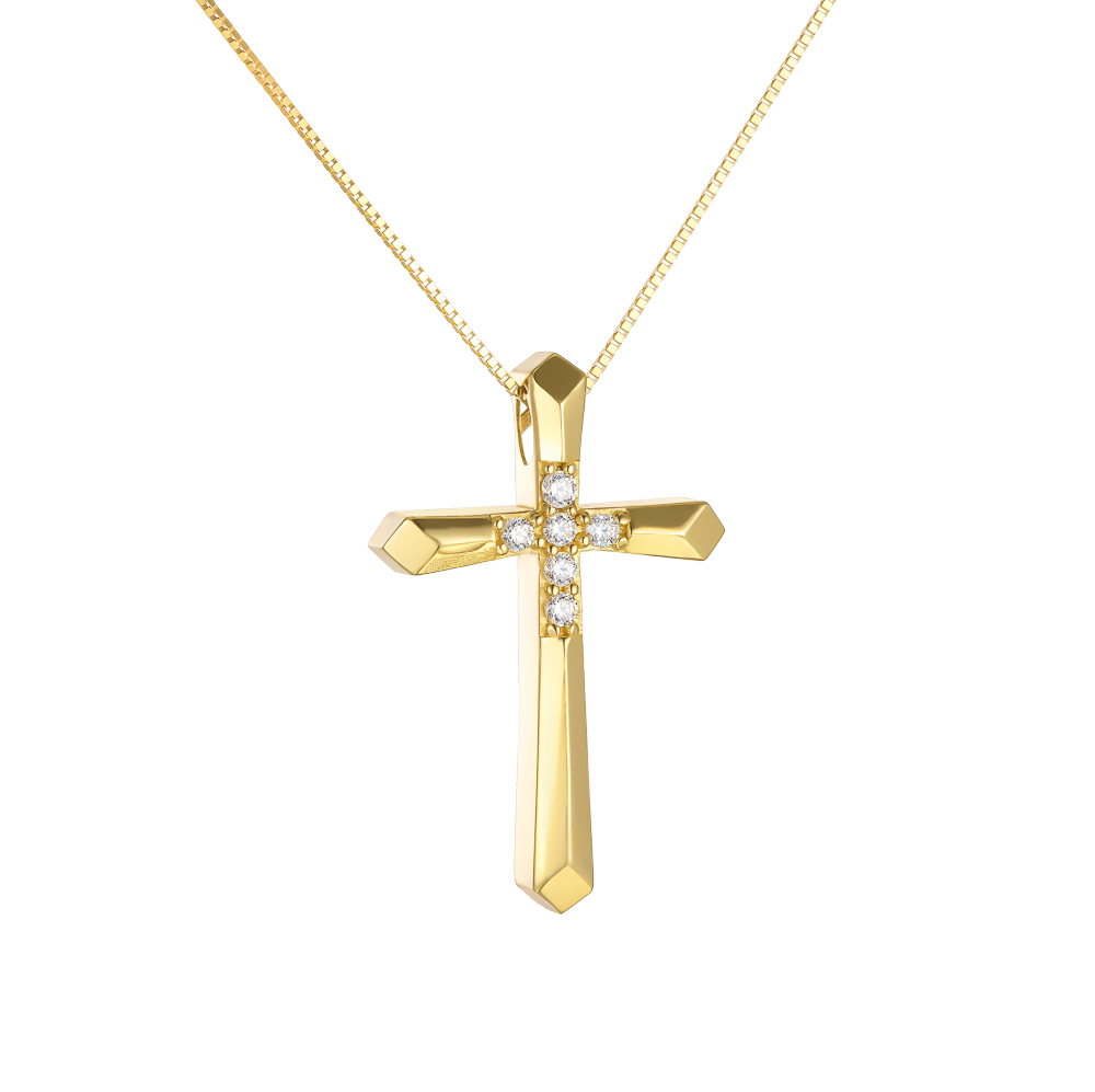Γυναικείος Χρυσός Σταυρός 