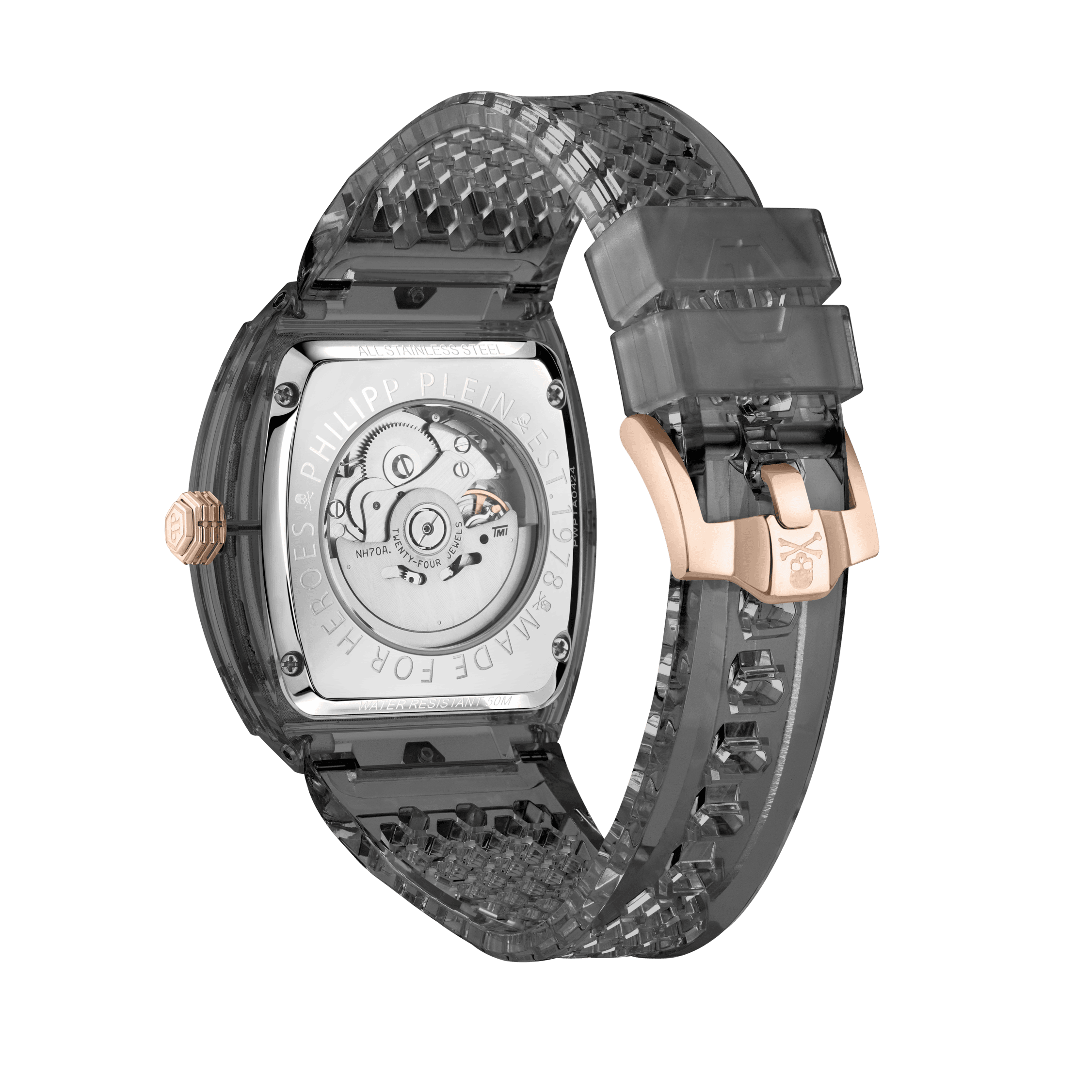 PHILIPP PLEIN THE SKELETON CRYSTAL GREY