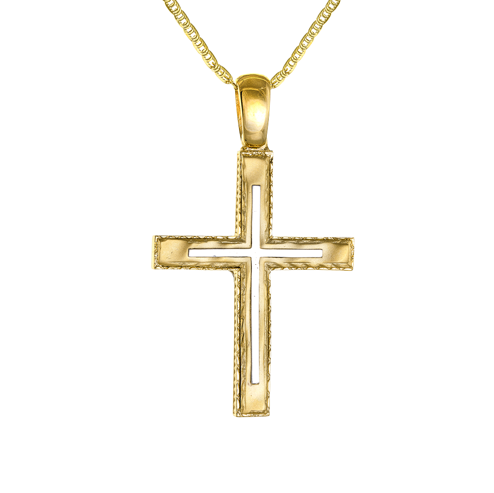 Σταυρός Χρυσός 14 Καρατίων 