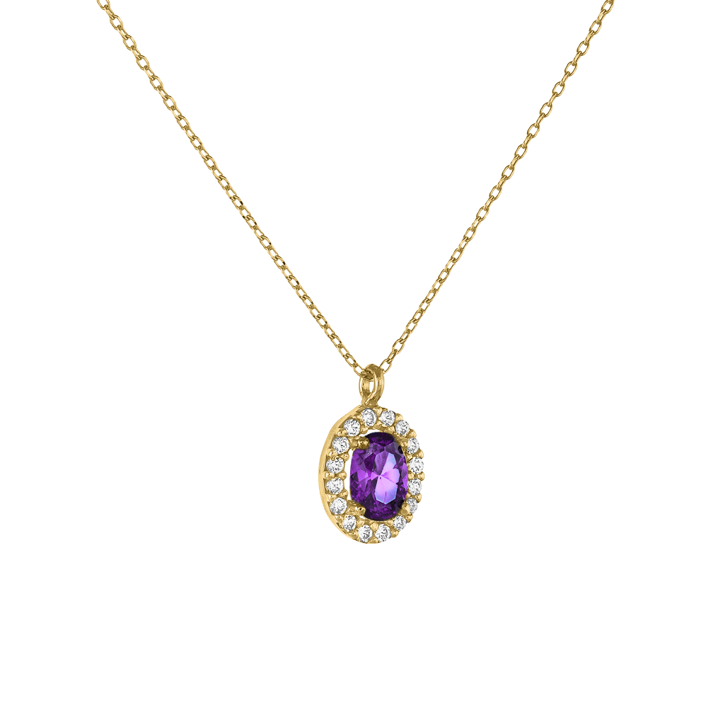 Ροζέτα Oval Cut με Αλυσίδα