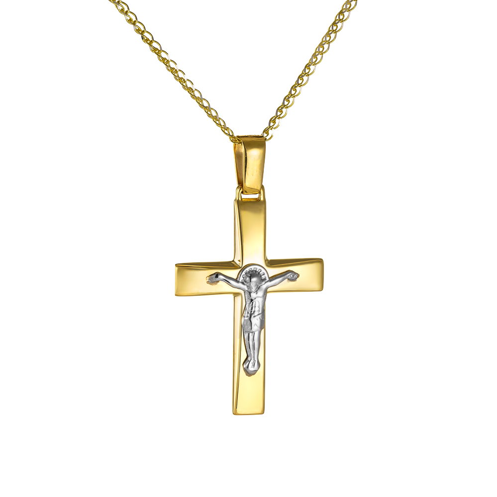 Ανδρικός Σταυρός με Εσταυρωμένο 