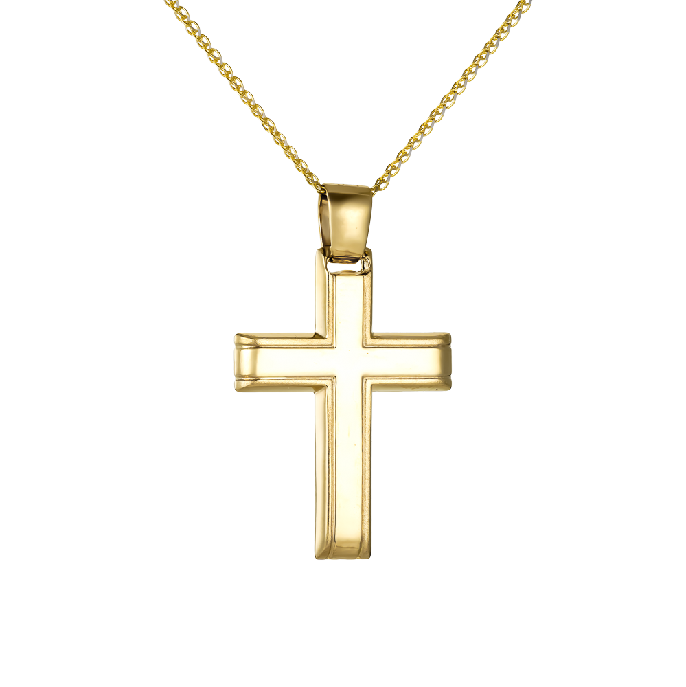 Ανδρικός Σταυρός με Εσταυρωμένο 