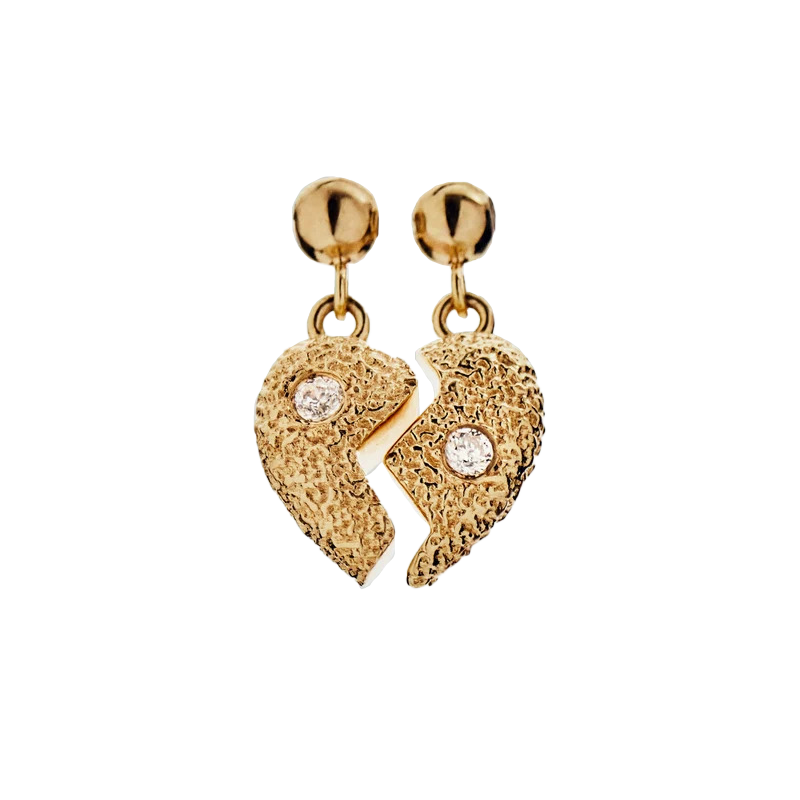 Split Heart Charm