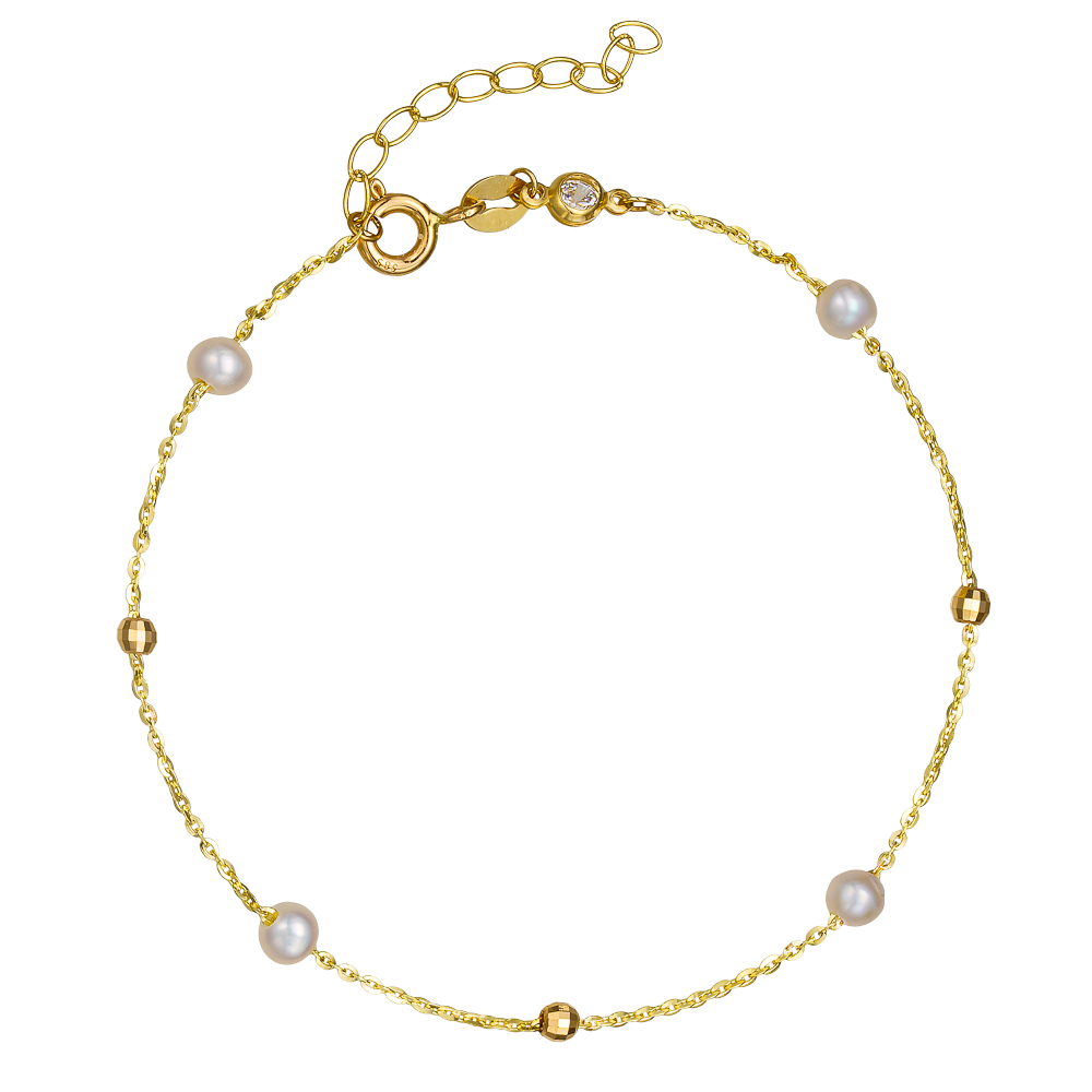 Βραχιόλι Αλυσιδωτό με Μαργαριτάρια