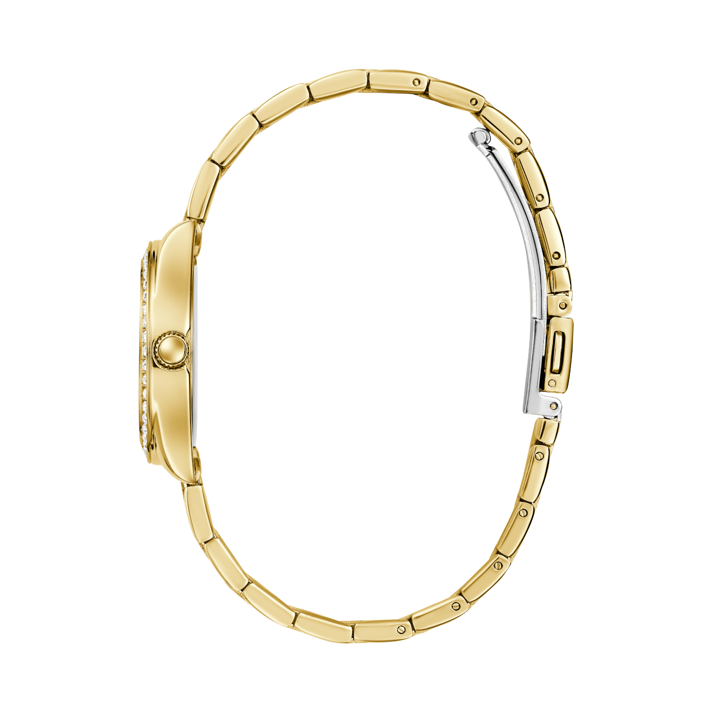 Γυναικείο Ρολόι GUESS MINI LUNA GREEN GOLD