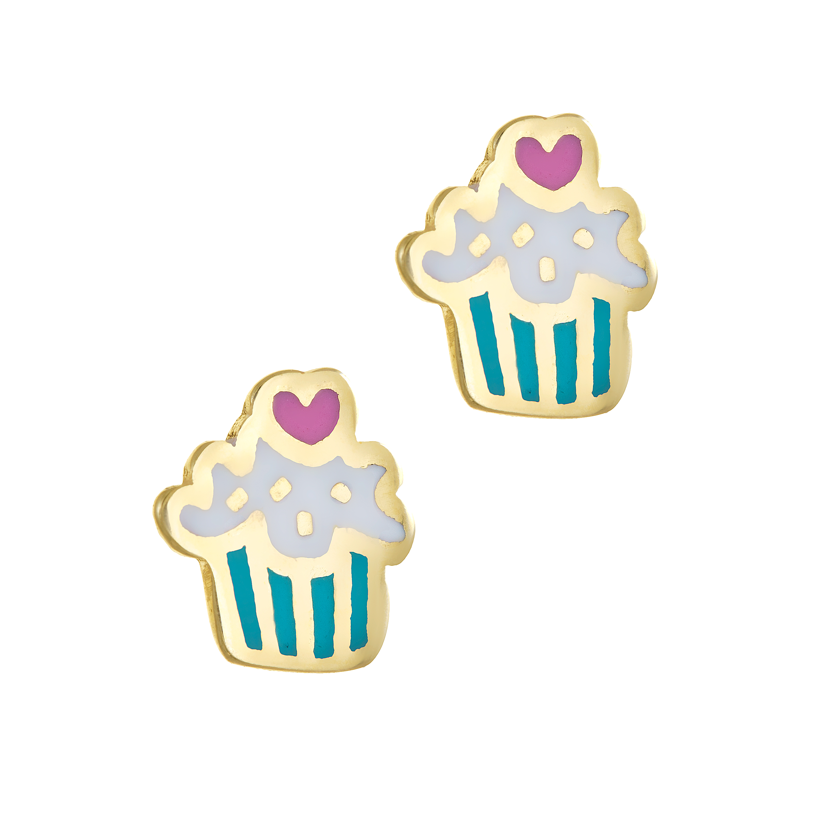 Παιδικά Σκουλαρίκια Cup-Cake