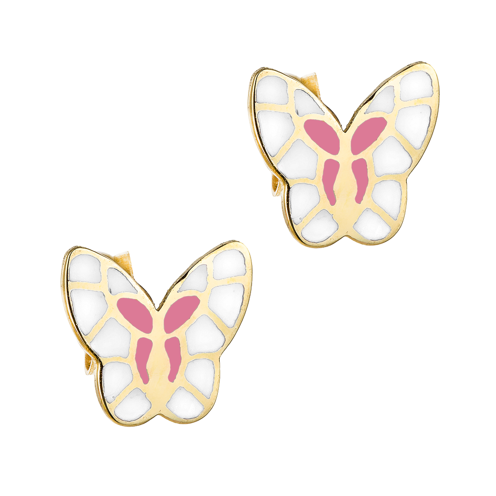 Παιδικά Σκουλαρίκια Πεταλούδα