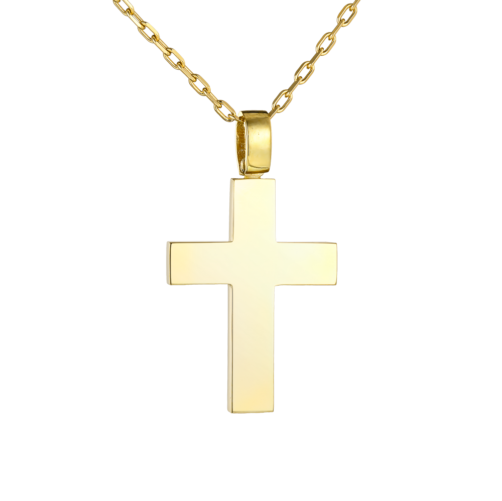 Ανδρικός Σταυρός 14 Καρατίων 