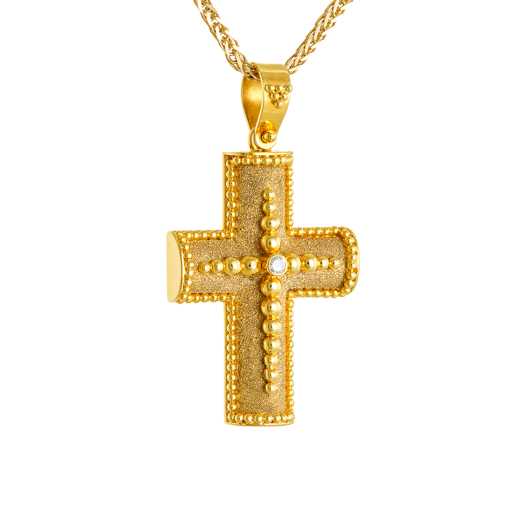 Βυζαντινός Σταυρός με Διαμάντια