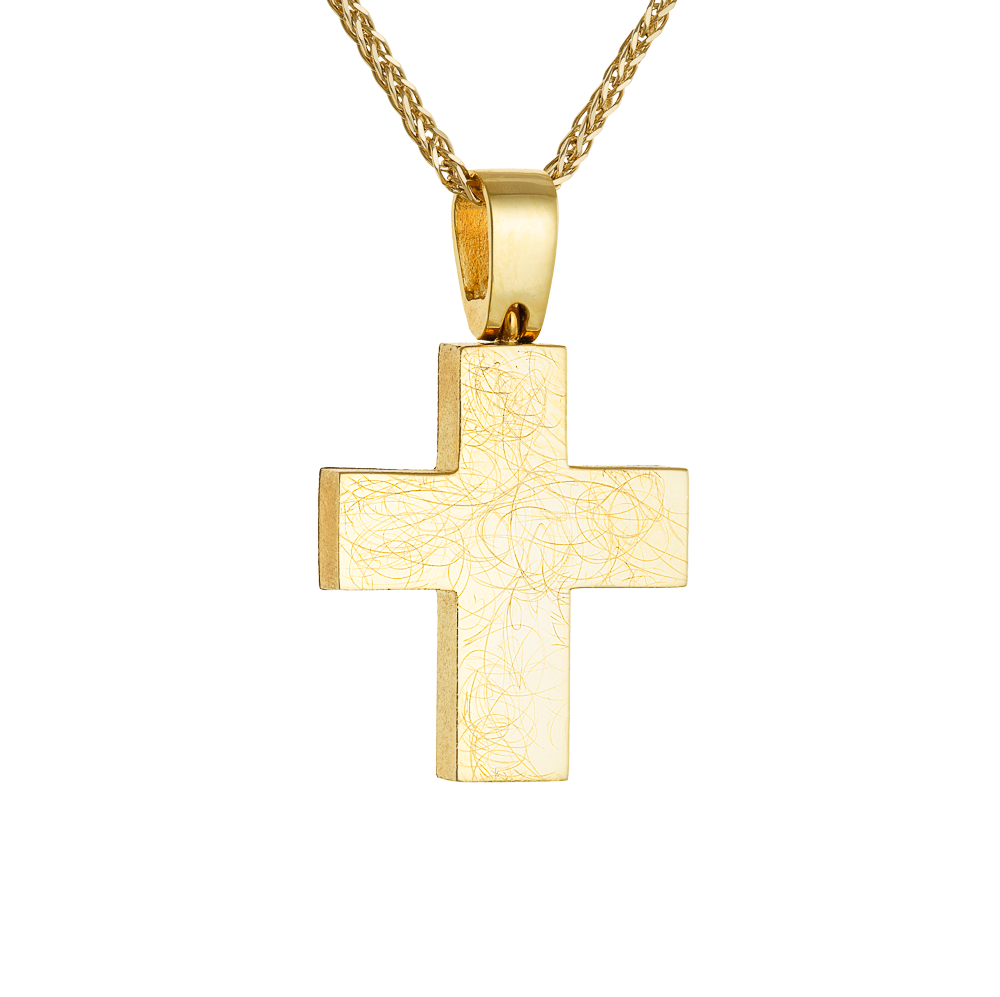 Λιτός Σταυρός 14 Καρατίων  