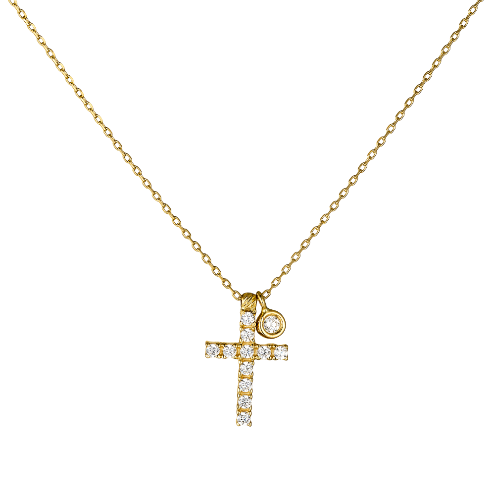 Σταυρουδάκι με Αλυσίδα 14 Καρατίων