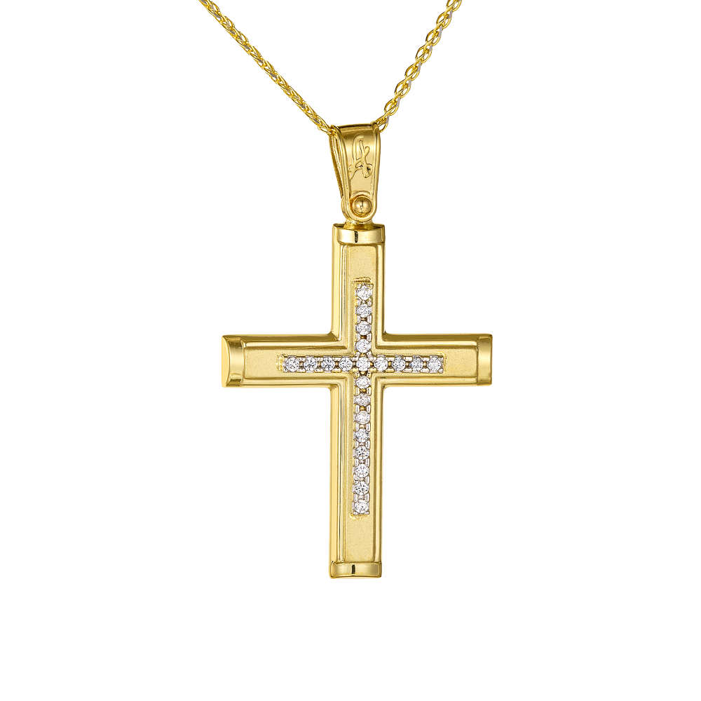 Χρυσός Σταυρός 14 Καρατίων