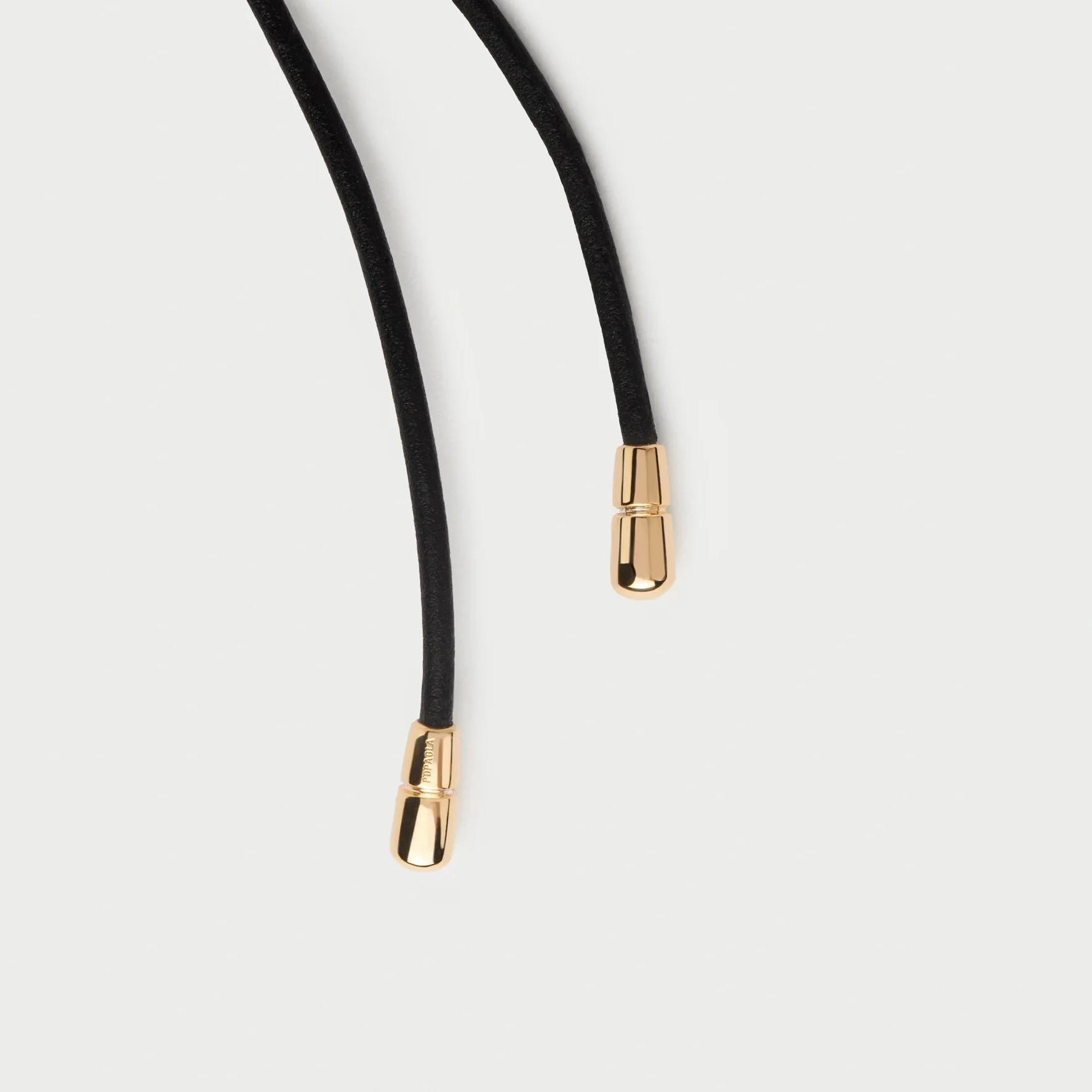 Dana leather bow necklace