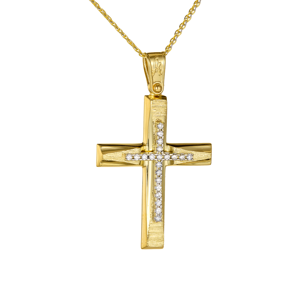 Γυναικείος Σταυρός 14 Καρατίων