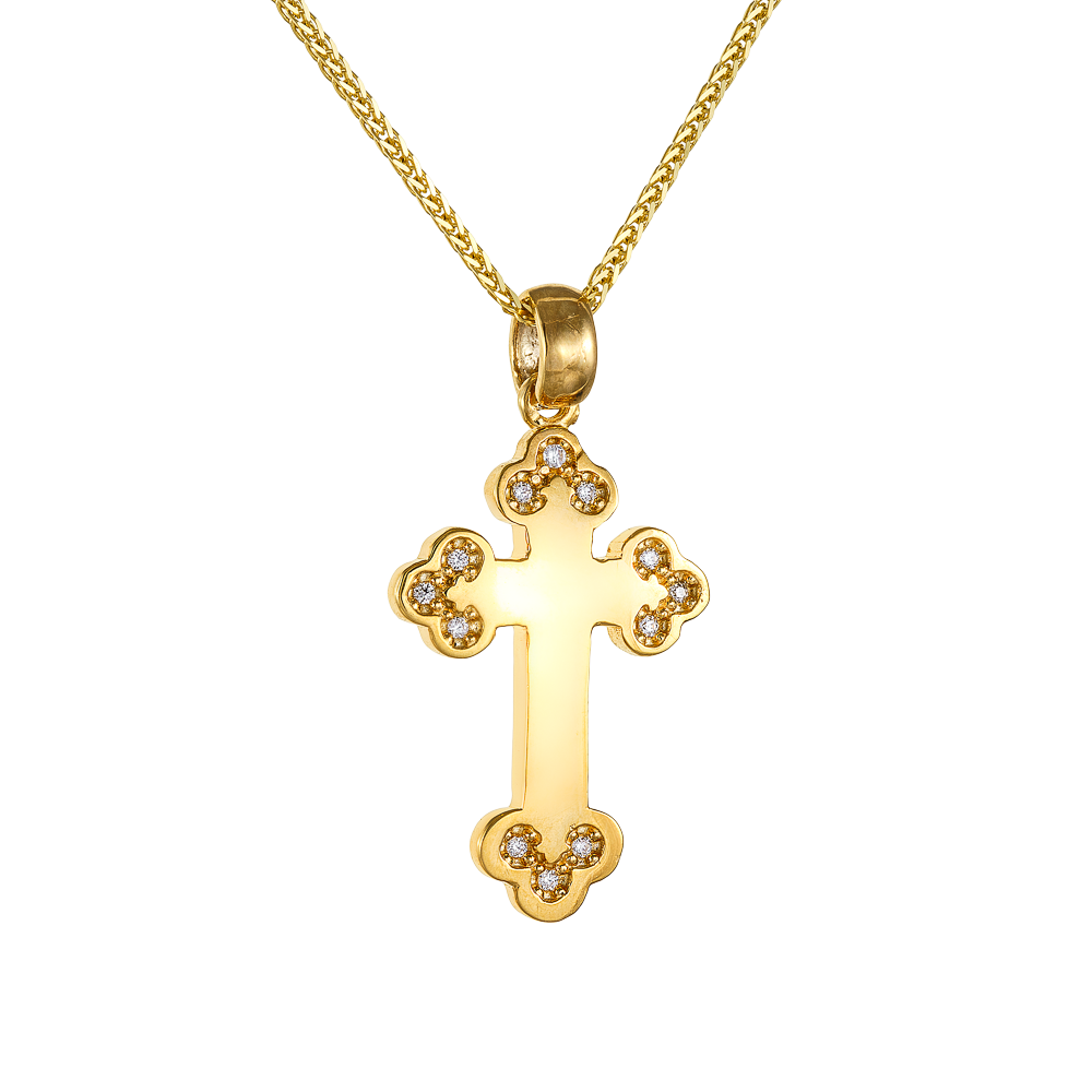 Βυζαντινός Σταυρός 14 Καρατίων