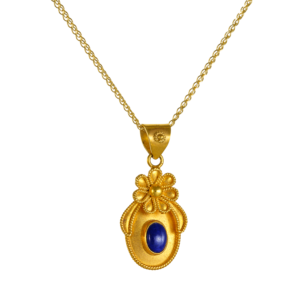 Μενταγιόν με Lapis Lazuli