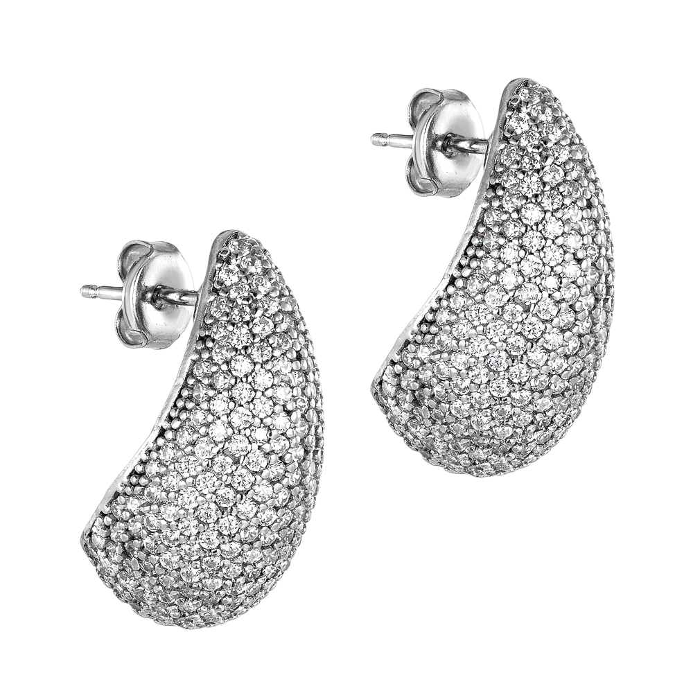 Ασημένια Σκουλαρίκια