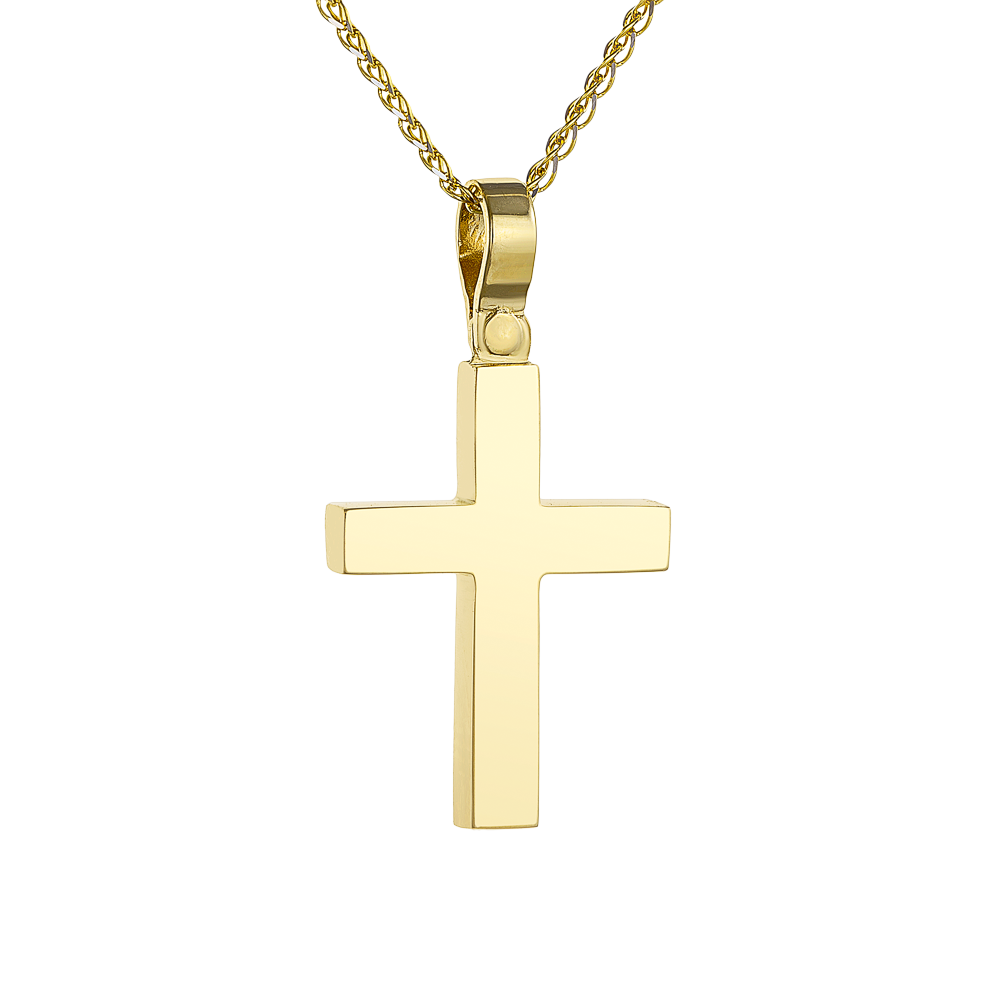 Ανδρικός Σταυρός 14 Καρατίων 