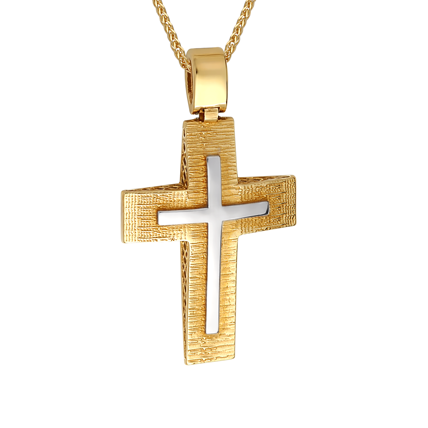 Σταυρός Ανδρικός 14 Καρατίων 