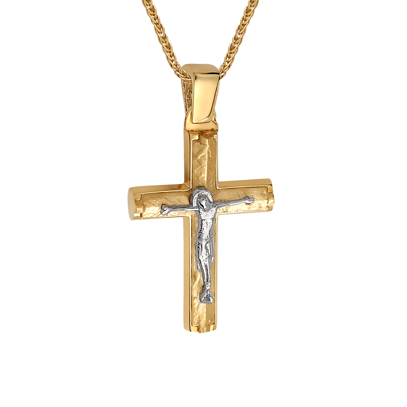 Χρυσός Σταυρός Βάπτισης 14 Καρατίων