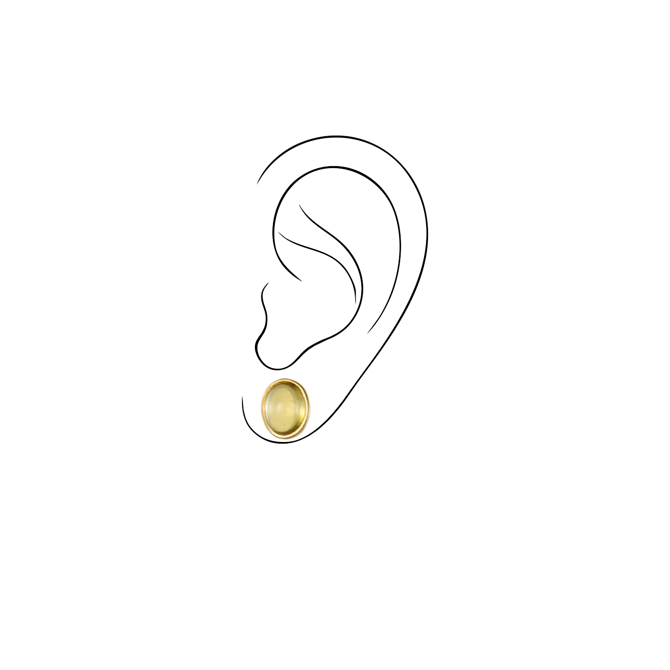 Κουμπωτά με Citrine