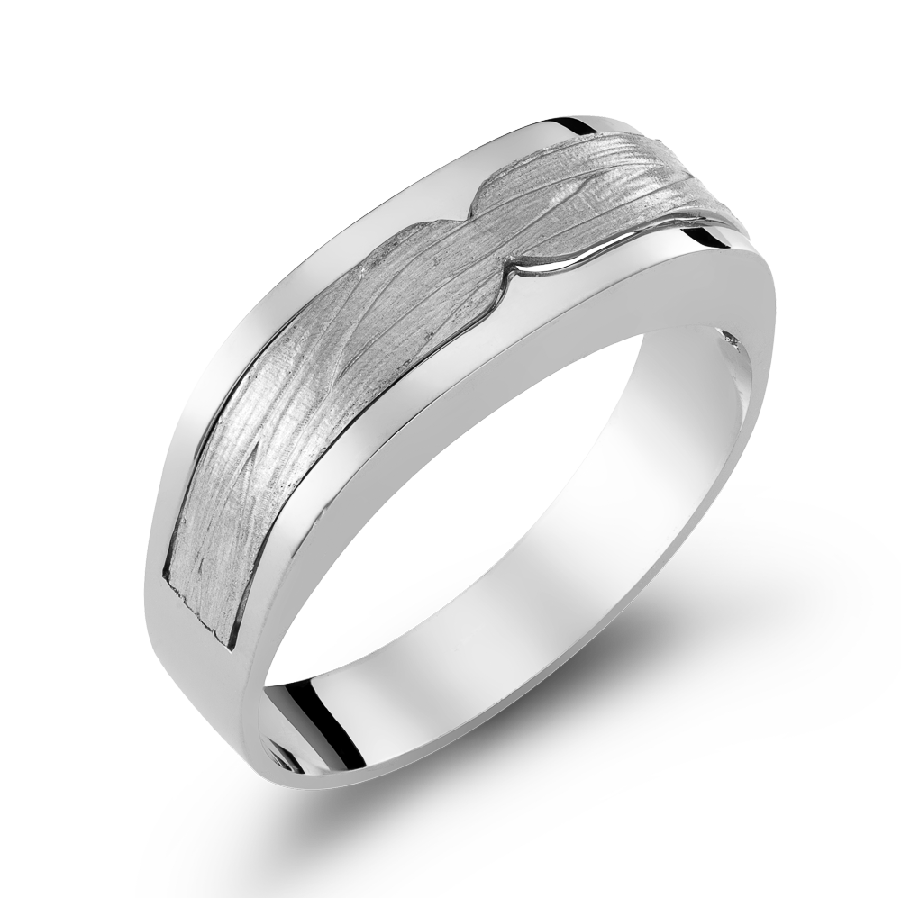 Λευκόχρυσο Ανδρικό Δαχτυλίδι