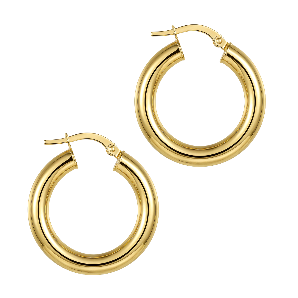 Σκουλαρίκια Κρίκοι Χρυσοί