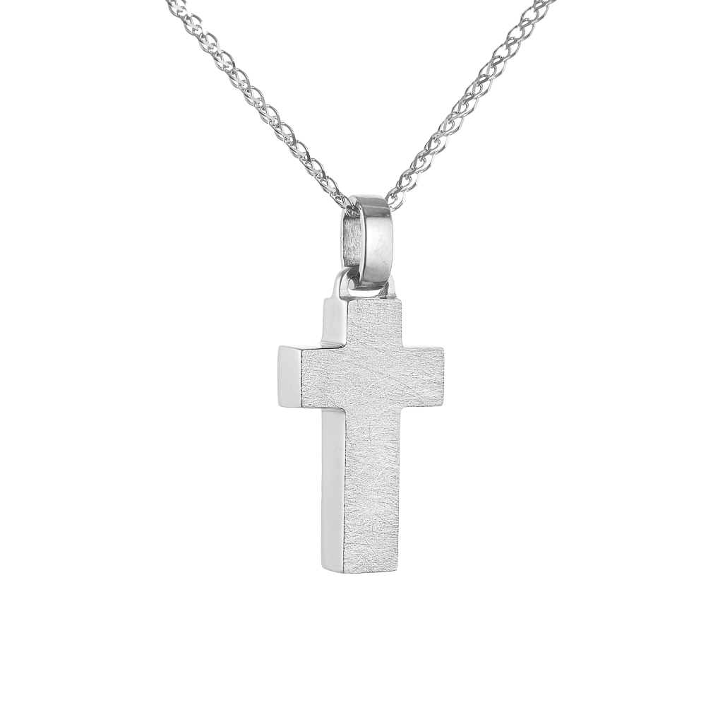 Βαπτιστικός Σταυρός Διπλής Όψεως 