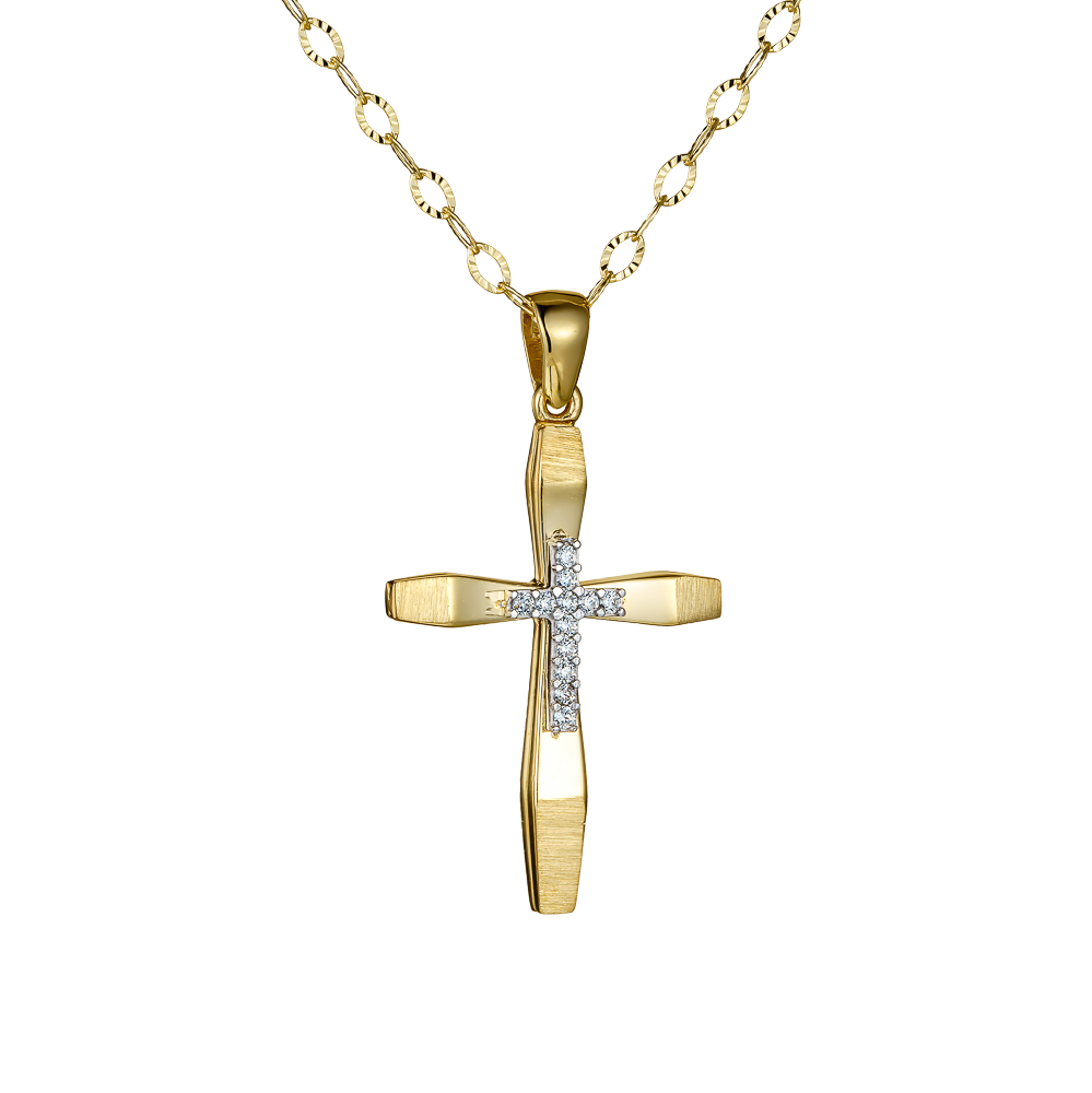 Σταυρός Γυναικείος Διπλής Όψεως