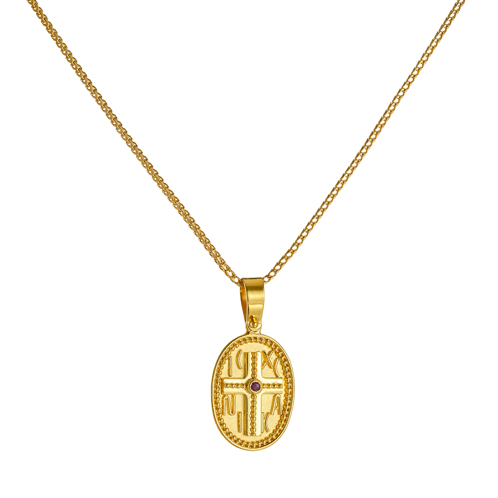 Κωνσταντινάτο Φυλαχτό 18 Καρατίων 