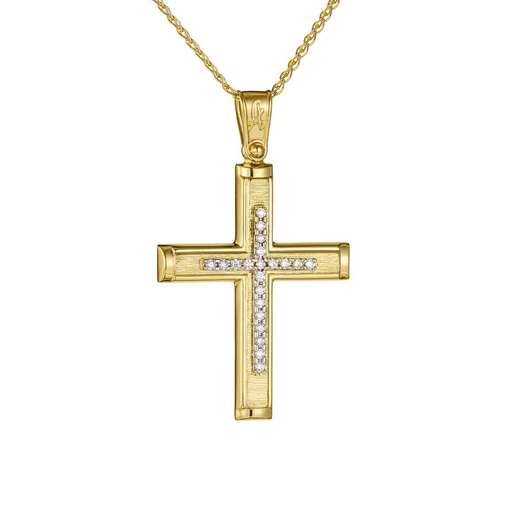 Σταυρός Γυναικείος 14 Καρατίων