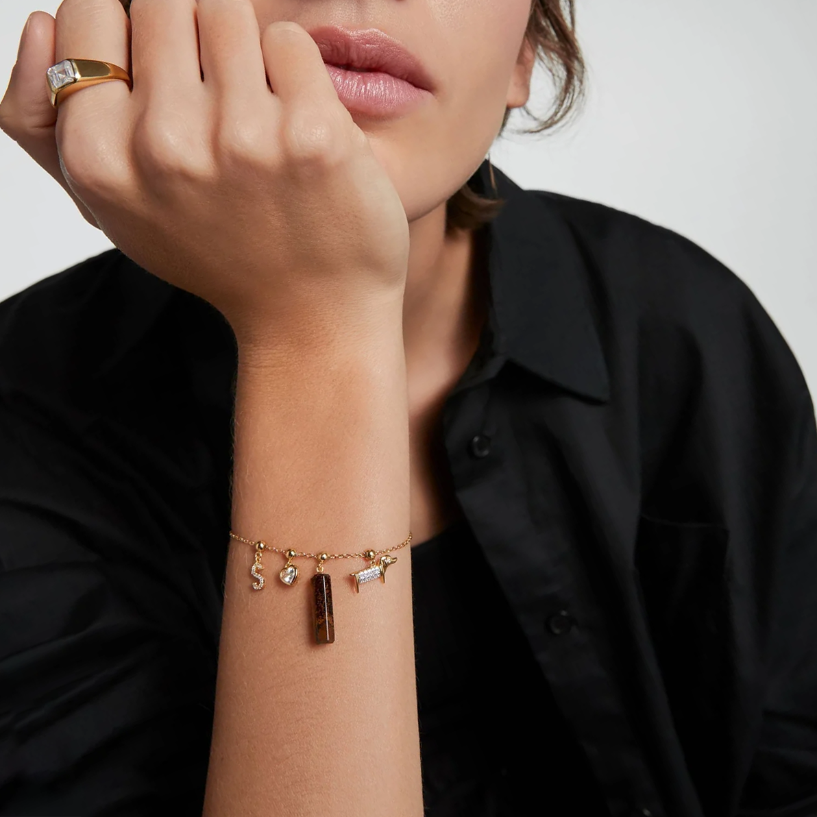 Tiger Eye Charm
