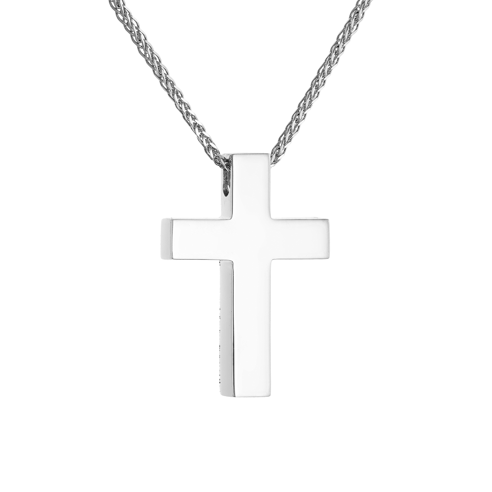 Minimal Ανδρικός Σταυρός Διπλής Όψης