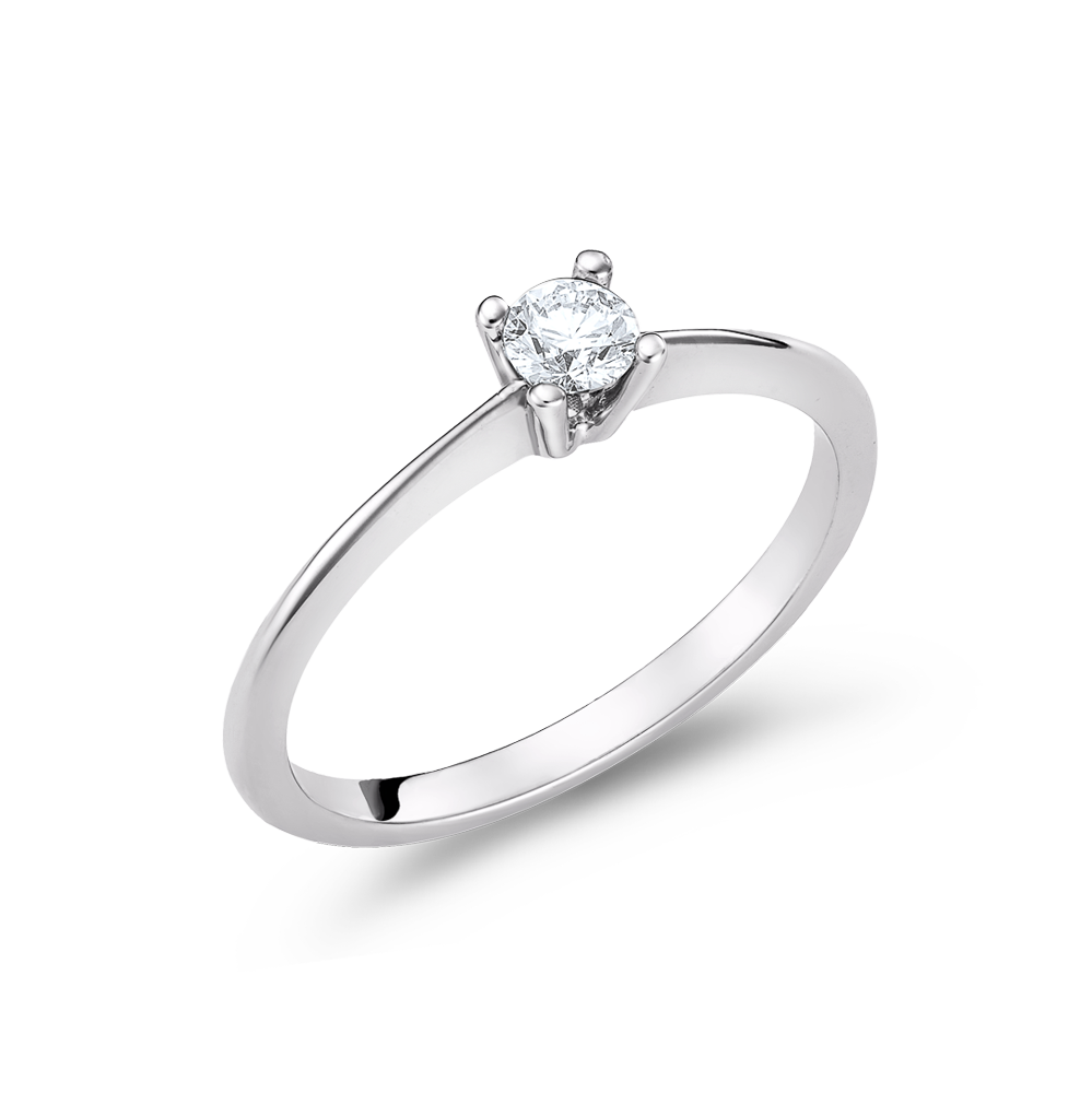 Μονόπετρο με Διαμάντι 0.17ct
