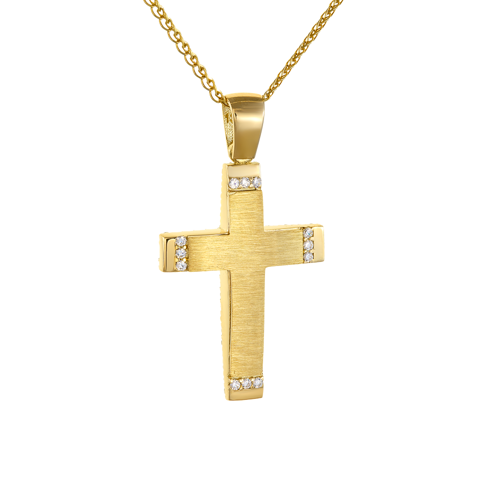 Βαπτιστικός Σταυρός Διπλής Όψεως 