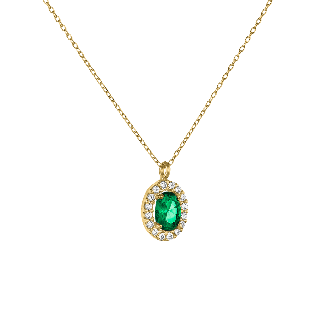 Ροζέτα Oval Cut με Αλυσίδα