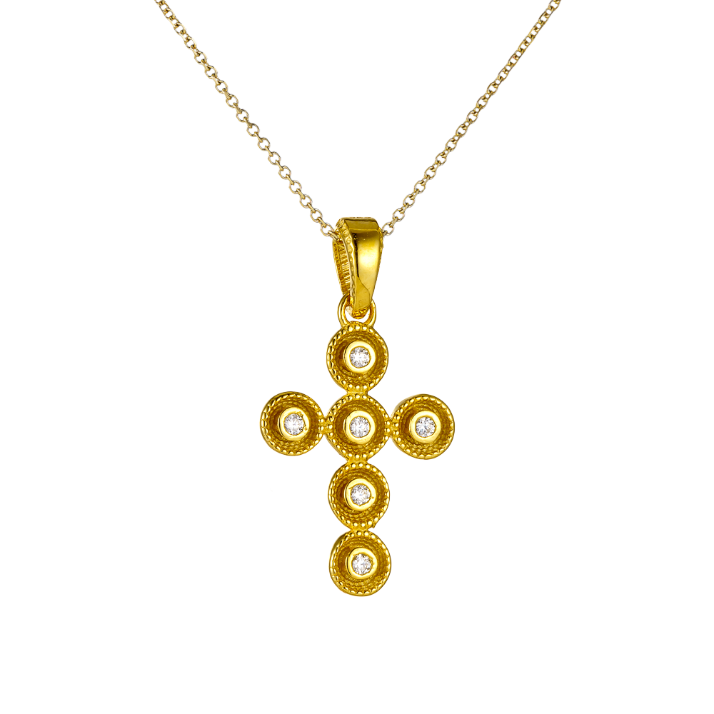 Σταυρουδάκι Χρυσό για Κορίτσι