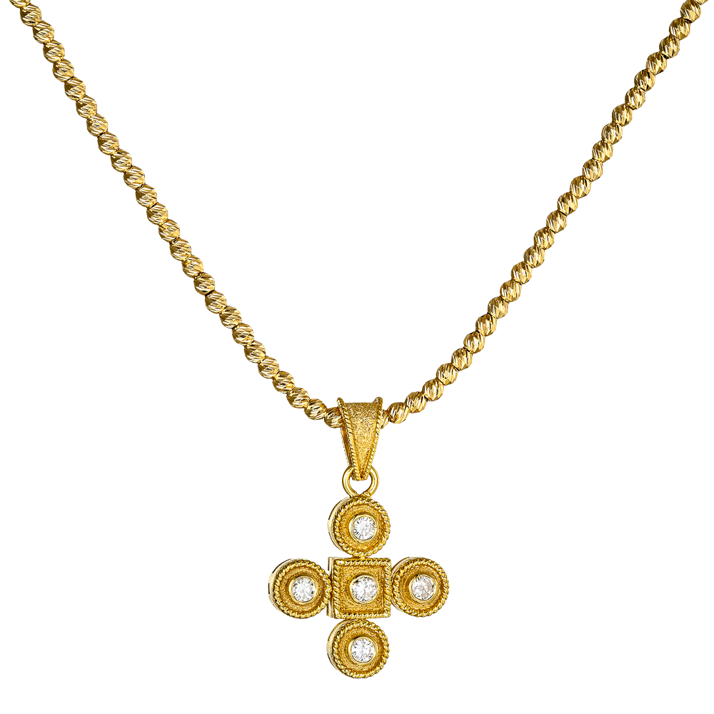 Βυζαντινός Σταυρός με Διαμάντια